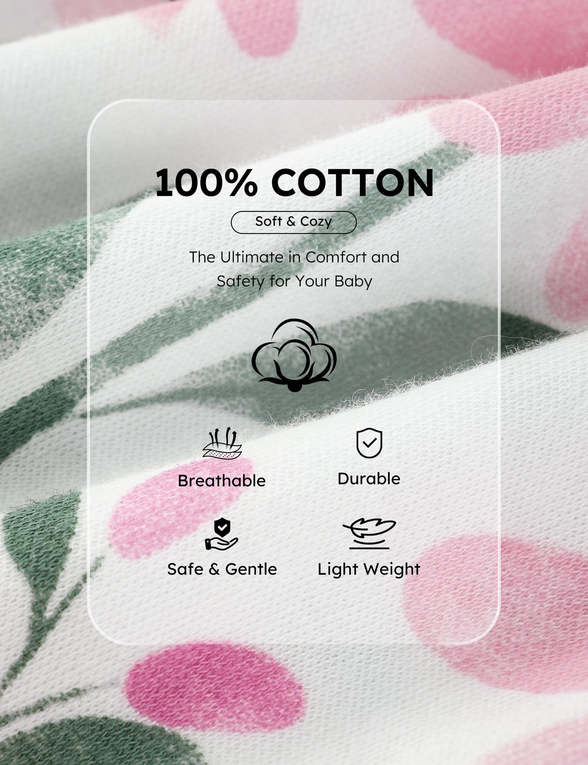 Yoofoss Baby Pajamas 100% Organic Cotton Newborn Sleepers Boy Girl Clothes