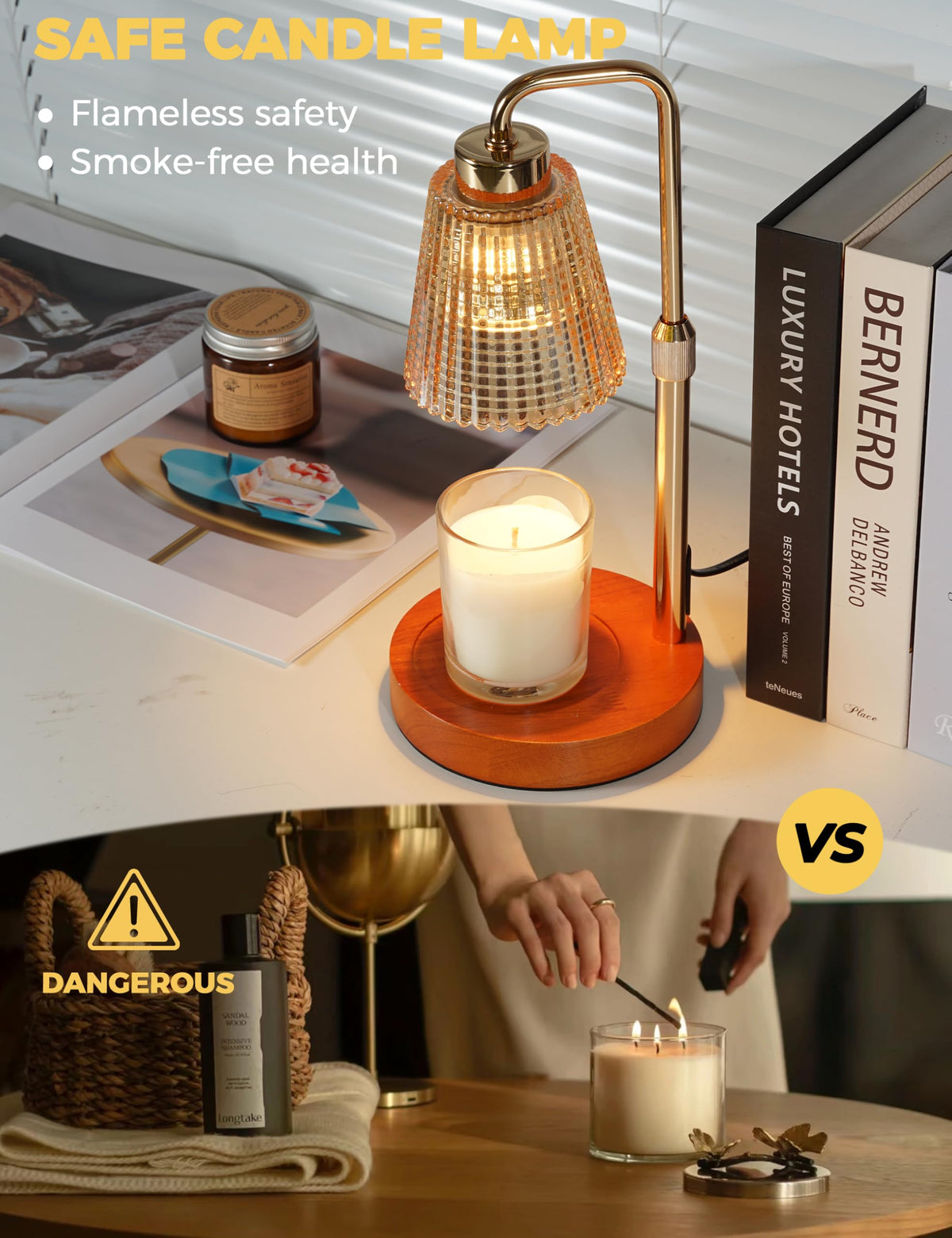 Godonlif Candle Warmer Lamp with Cycle Timer