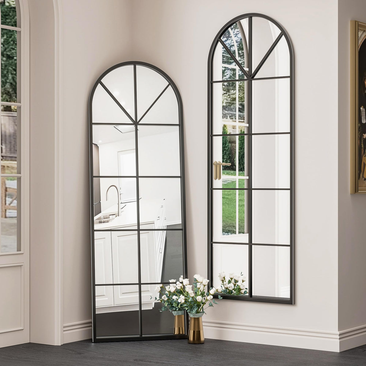 OGCAU Arched Full Length Mirror 76"x34"