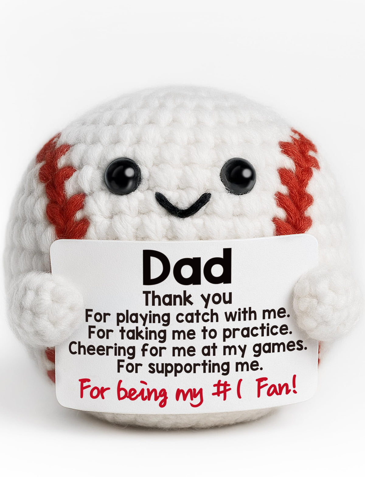 Baseball Gifts for Boys Son Birthday Christmas Positive Crochet Animals