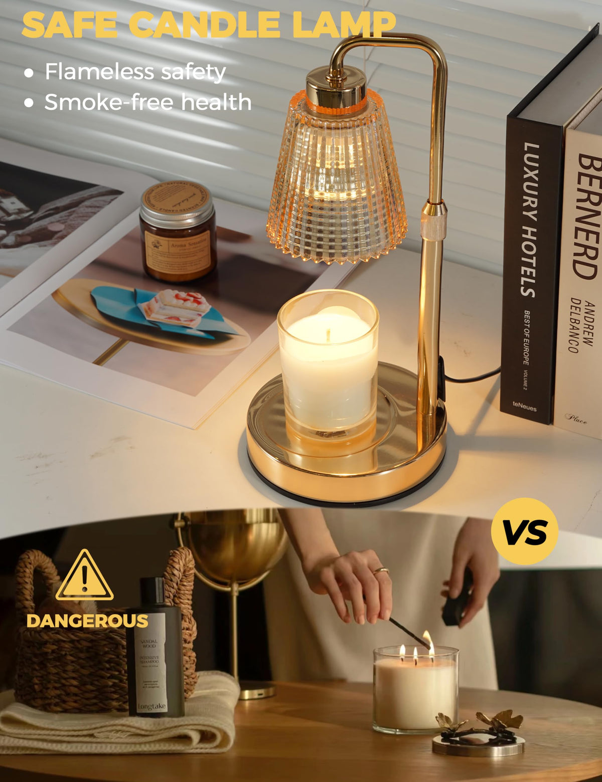 Godonlif Candle Warmer Lamp with Cycle Timer
