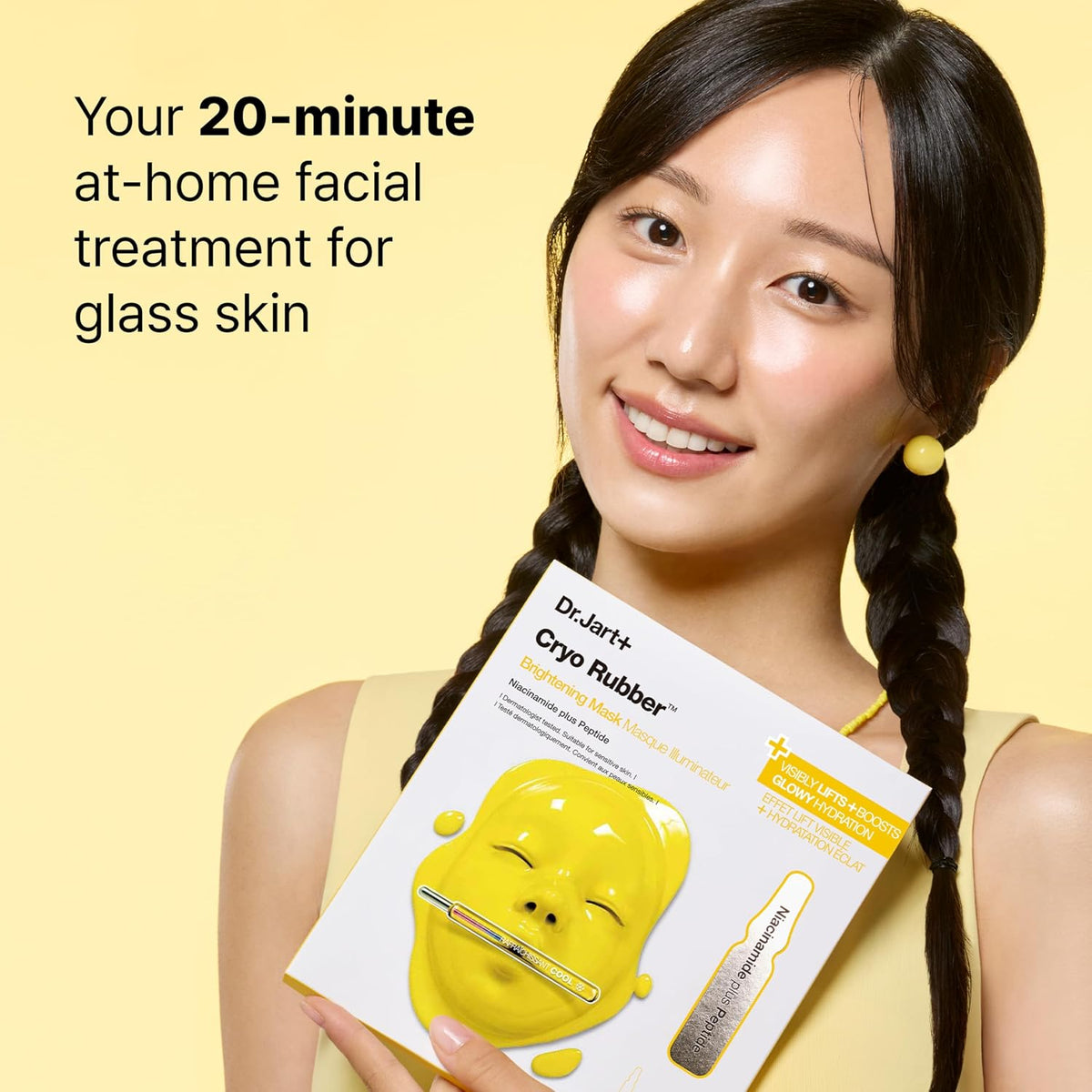 Dr.Jart+ Cryo Rubber Cooling Korean Face Mask with Serum Ampoule| Korean Skin Care | Travel Size