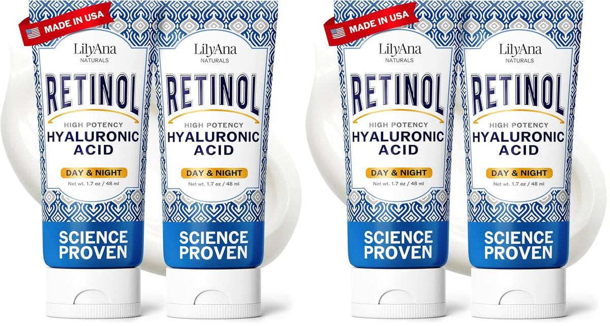 LilyAna Naturals Anti Aging Retinol Face & Neck Cream for Women