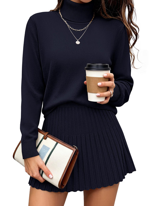 Caracilia Skirt Sets for Women Fall 2 piece Outfits