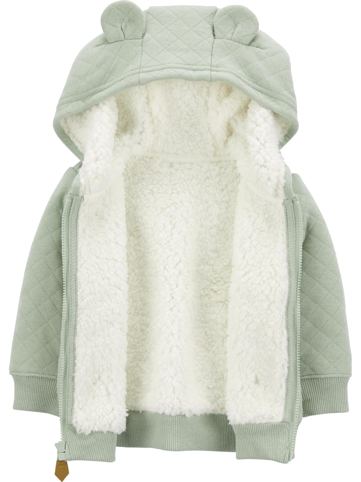 Simple Joys by Carter's Baby Hooded Sweater Jacket with Sherpa Lining