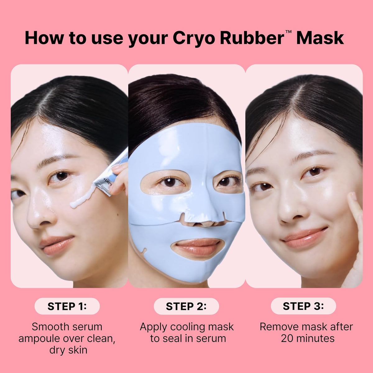Dr.Jart+ Cryo Rubber Cooling Korean Face Mask with Serum Ampoule| Korean Skin Care | Travel Size