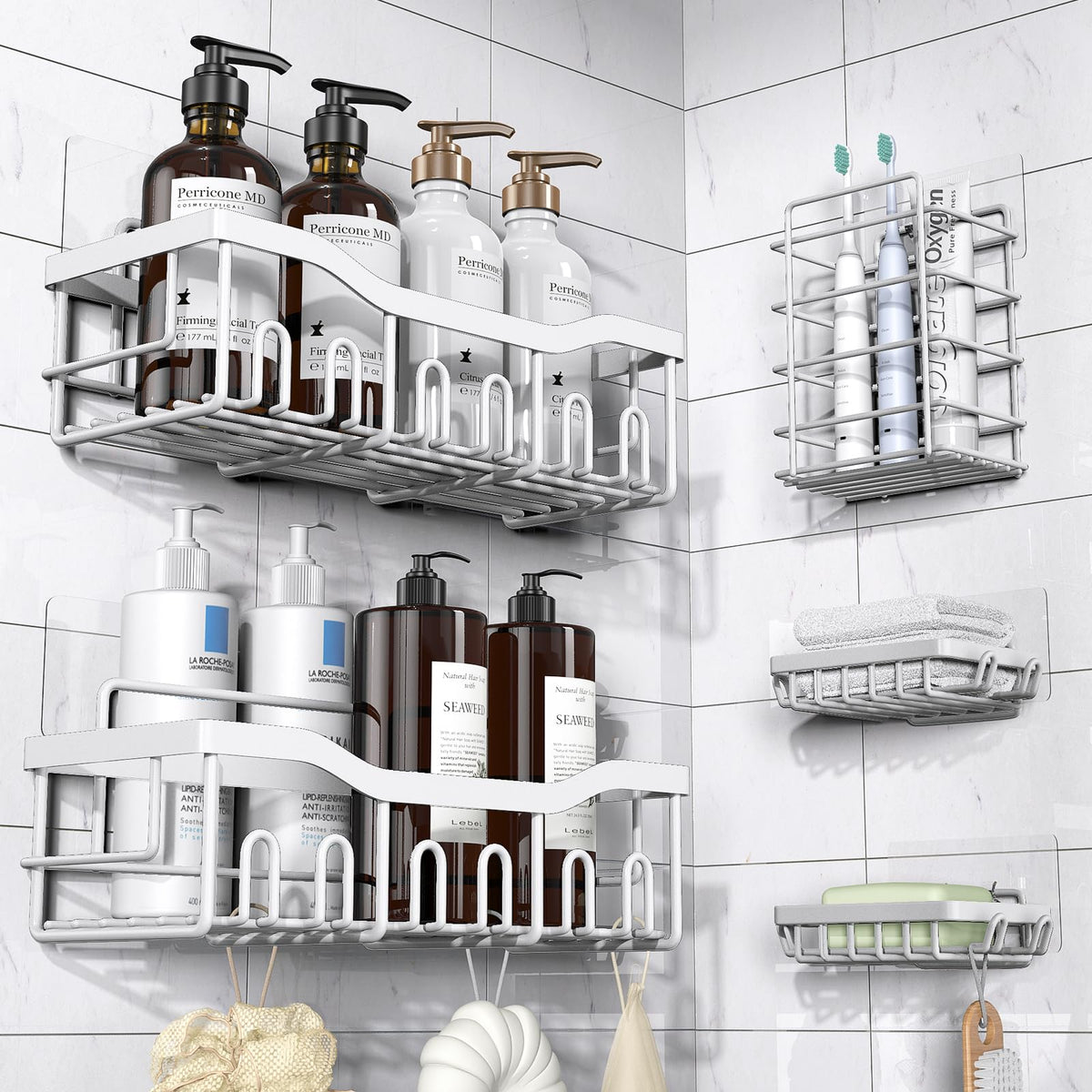 Eudele Adhesive Shower Caddy