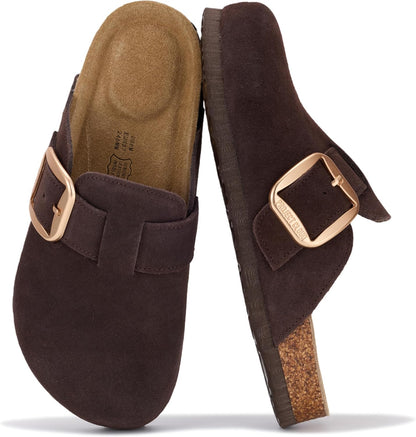 Project Cloud 100% Genuine Leather Clogs for Women Fall Shoes for Women