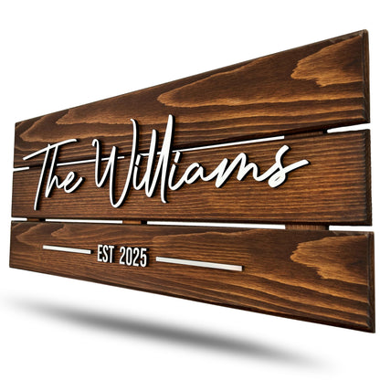Wooden Name Sign Personalized and Custom