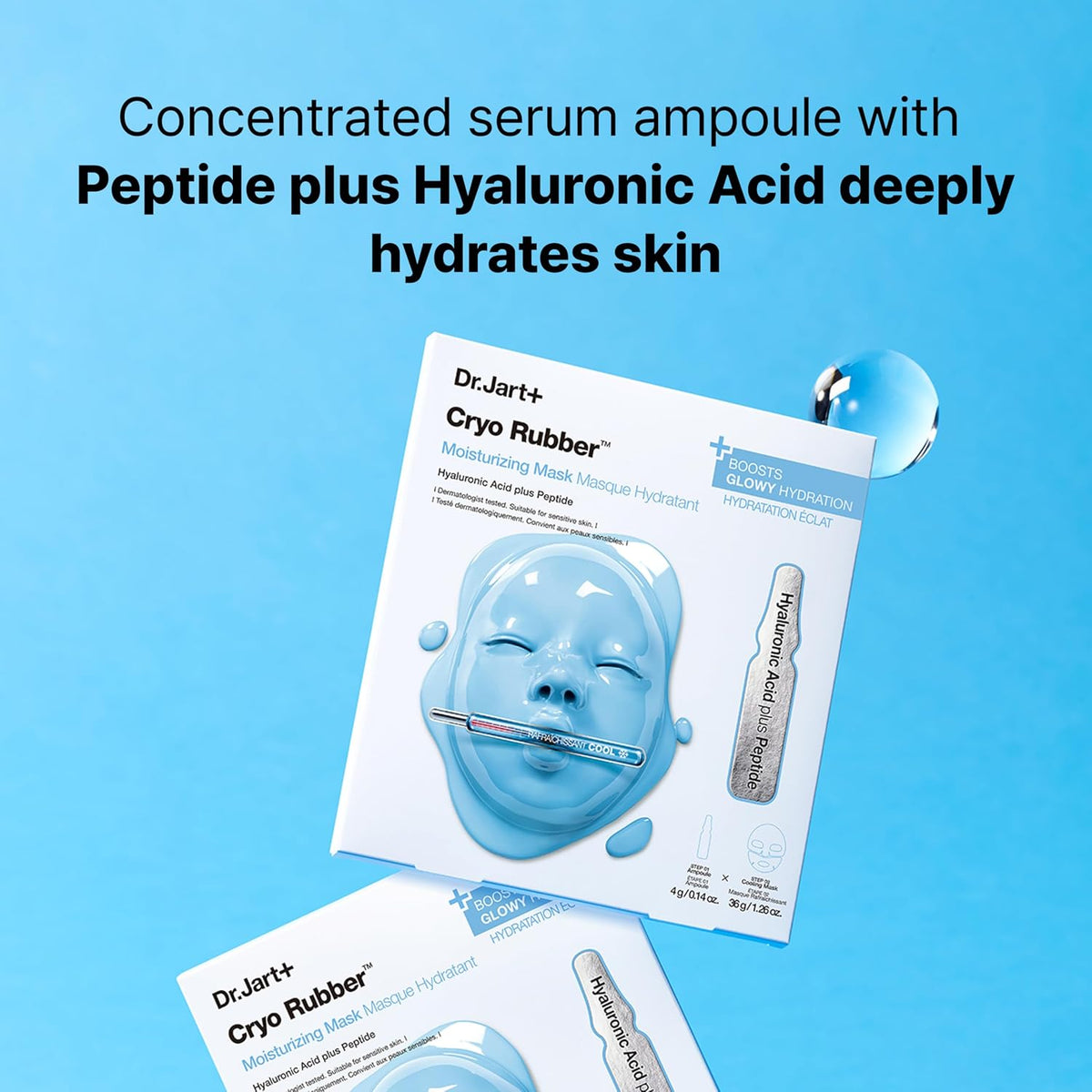 Dr.Jart+ Cryo Rubber Cooling Korean Face Mask with Serum Ampoule| Korean Skin Care | Travel Size
