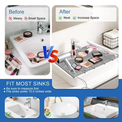 Mofason Bathroom Sink Top Cover Space Saver