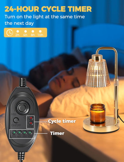 Godonlif Candle Warmer Lamp with Cycle Timer