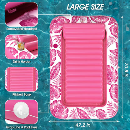 Inflatable Tanning Pool Lounger Float