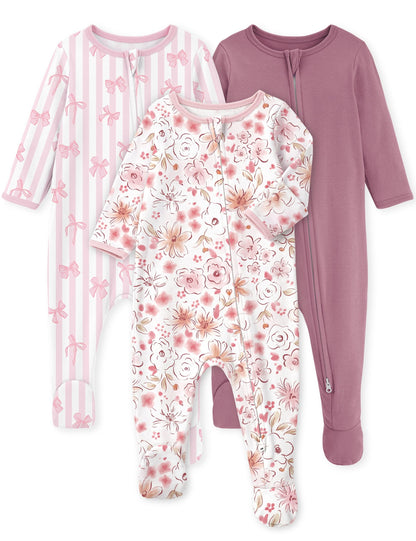 Yoofoss Baby Pajamas 100% Organic Cotton Newborn Sleepers Boy Girl Clothes