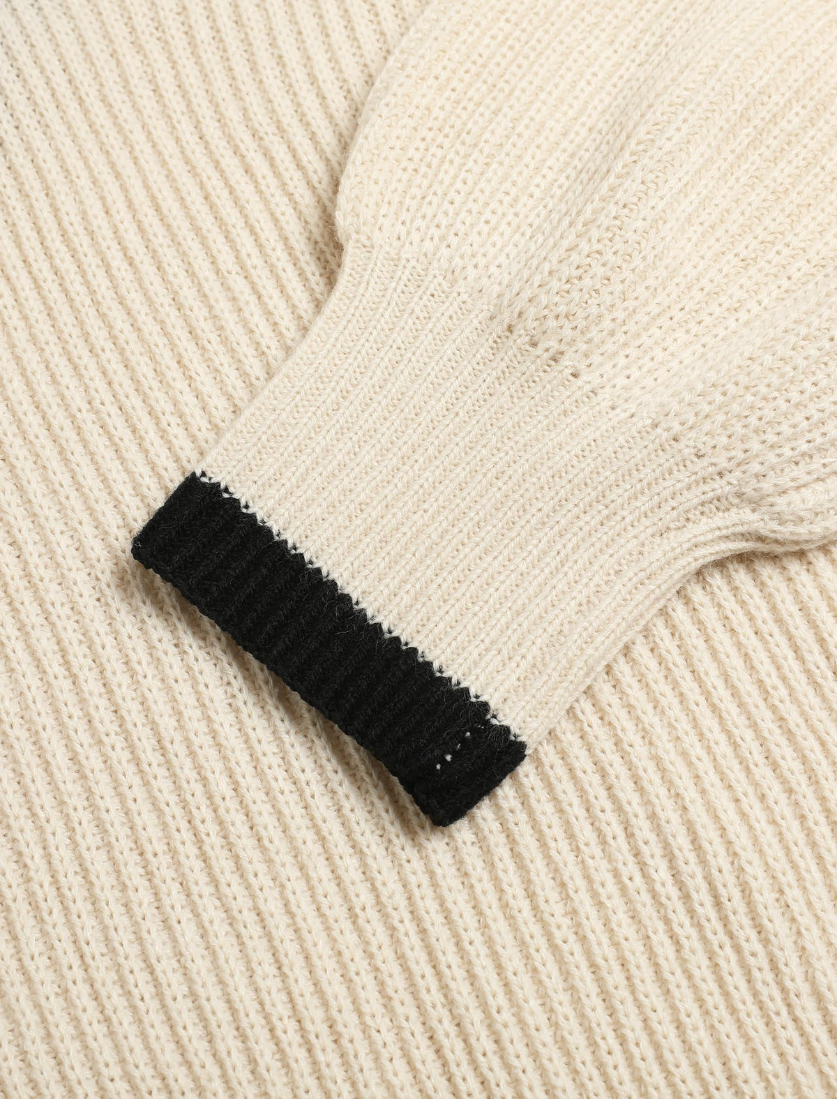 ZAFUL Women's Bow Chunky Knit Sweater
