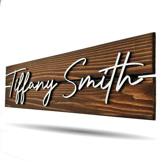 Wooden Name Sign Personalized and Custom