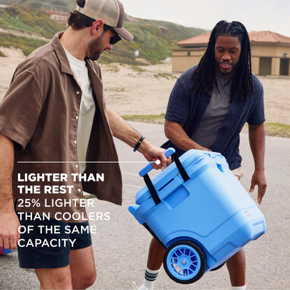 Coleman Pro Heavy-Duty 45qt Ultra-Light Premium Hard Cooler, Extra-Thick Insulation Keeps Ice Up to 4 Days, 74-Can Capacity
