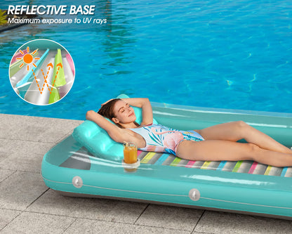 Inflatable Tanning Pool Lounger Float
