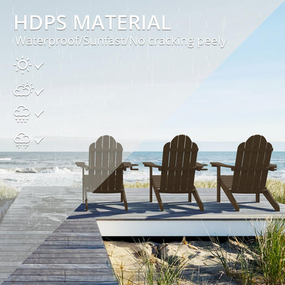 Lue Bona Hdps Adirondack Chairs Set