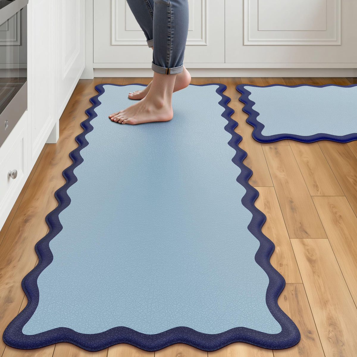 Arenarug Upgrade Scalloped Embossed Kitchen Mats