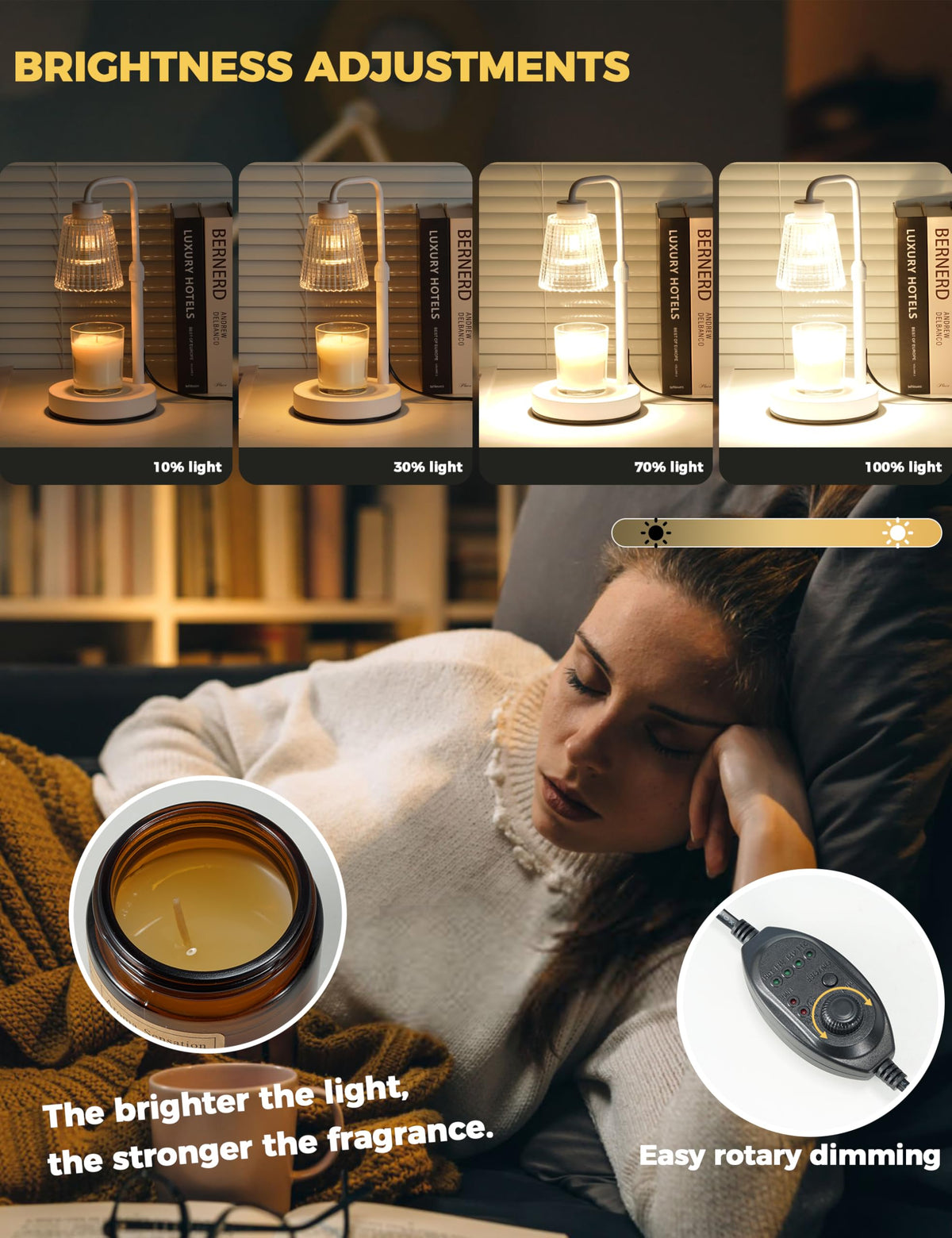 Godonlif Candle Warmer Lamp with Cycle Timer