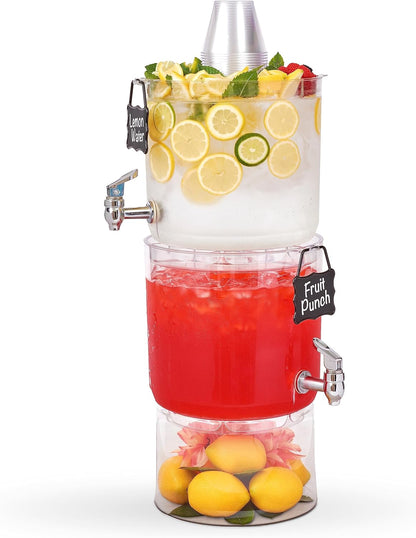 Buddeez Durable 2 Gallon Beverage Dispenser with Stand