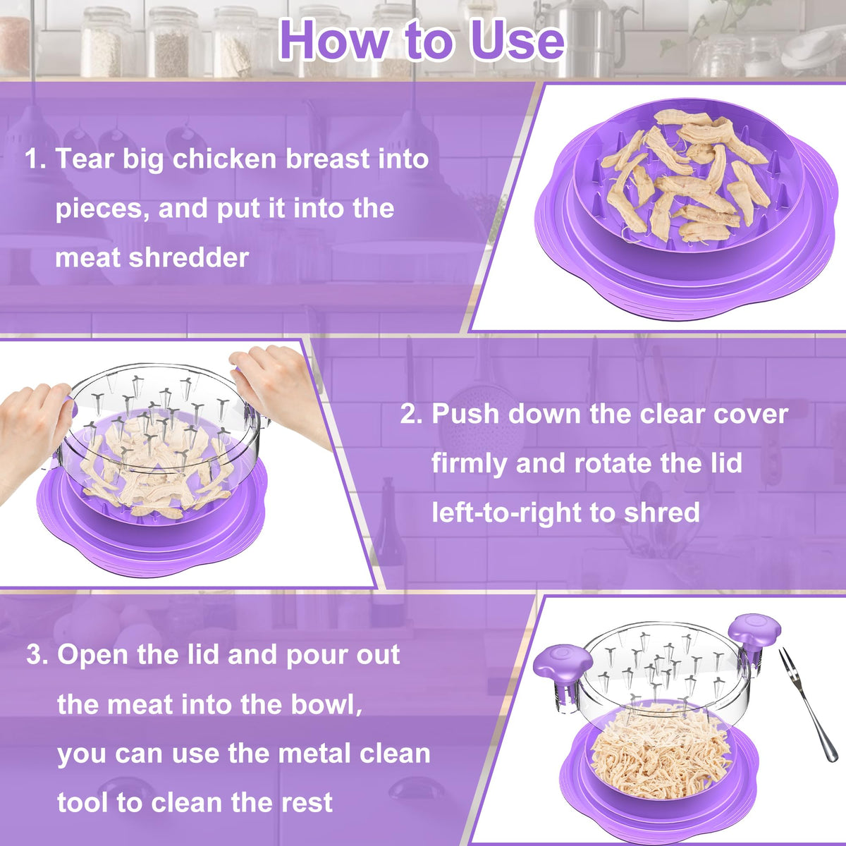 Suretivian Chicken Shredder Tool
