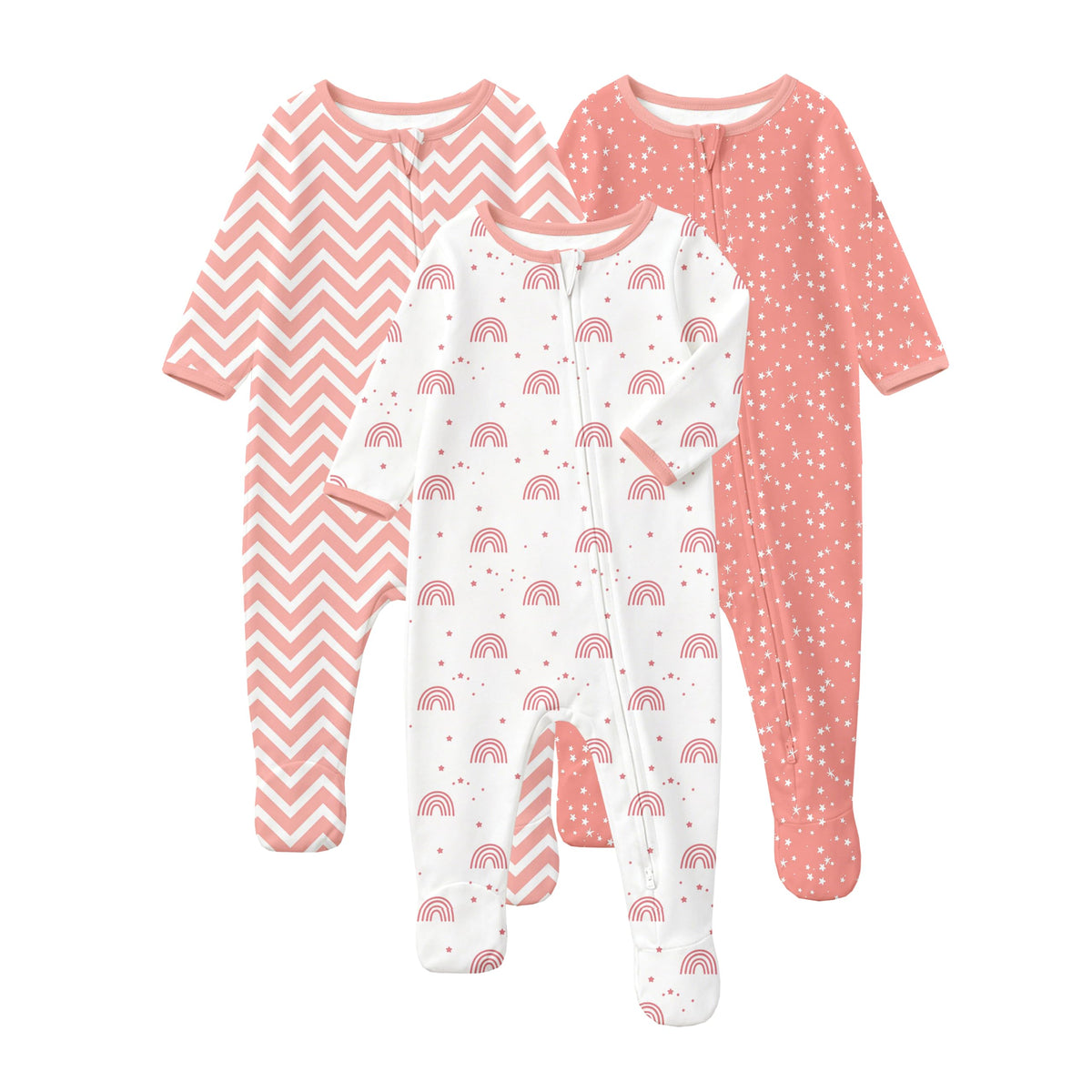 Yoofoss Baby Pajamas 100% Organic Cotton Newborn Sleepers Boy Girl Clothes