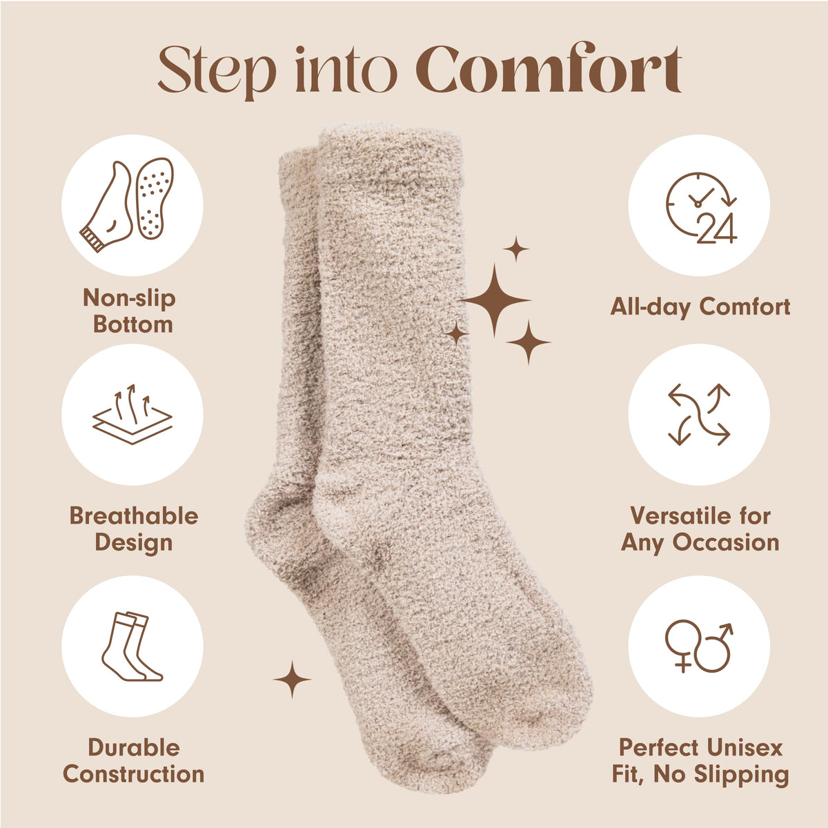 Unboxme Gifts Warm & Cozy Ultra-Luxe Cloud Sock