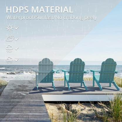 Lue Bona Hdps Adirondack Chairs Set