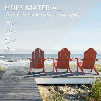 Lue Bona Hdps Adirondack Chairs Set