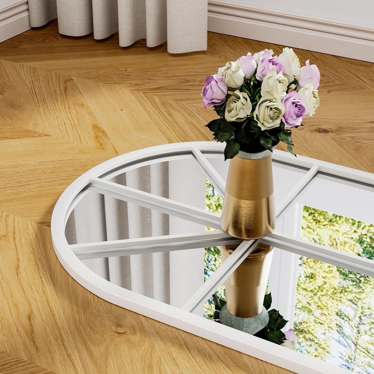 OGCAU Arched Full Length Mirror 76"x34"