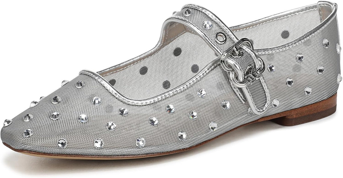 Sam Edelman Women's Michaela Mesh Ballet Flats