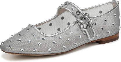 Sam Edelman Women's Michaela Mesh Ballet Flats
