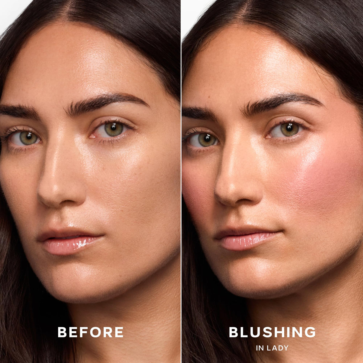 Saie Dew Liquid Blush for Cheeks - Hydrating Cream Blush Stick with a Blendable + Buildable Formula - Skincare Infused Dewy Cheek Tint for a Natural Flush - Glowy Makeup Essential - Baby (.40 Oz)