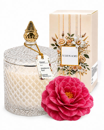 VIONAMI Ghost Orchid Rare Flower Fragrance Luxury Scented Candle