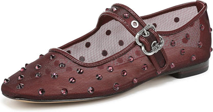 Sam Edelman Women's Michaela Mesh Ballet Flats