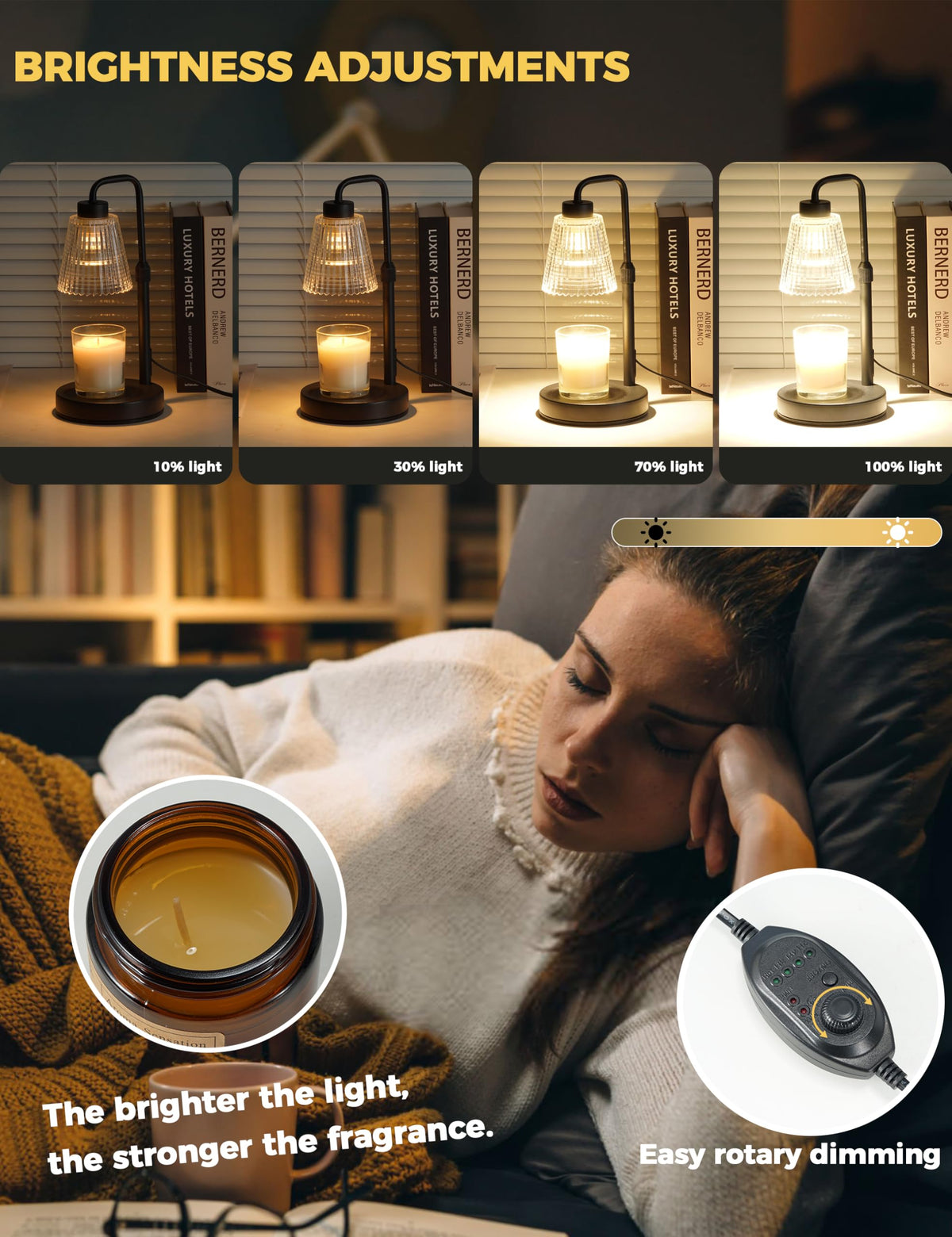 Godonlif Candle Warmer Lamp with Cycle Timer