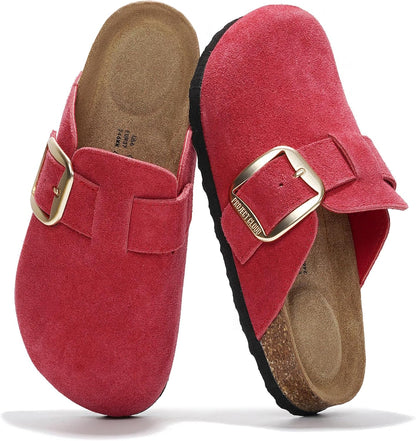 Project Cloud 100% Genuine Leather Clogs for Women Fall Shoes for Women