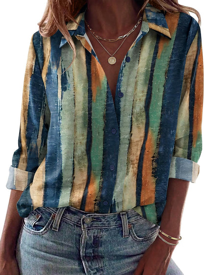 Zeagoo Blouses for Women Dressy Casual Long Sleeve Button Down Shirts Tops