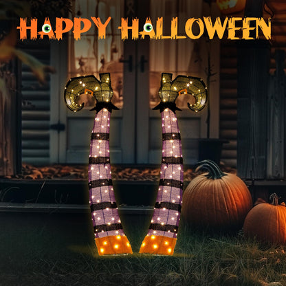 Aw 9Ft Animatronics Flying Witch Hovering Broom Animated Ac 100V-240V Halloween Outdoor Decoration Motion Activated