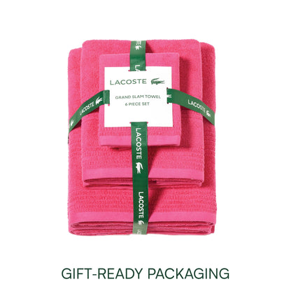 Lacoste Grand Slam 6-Piece Towel Set