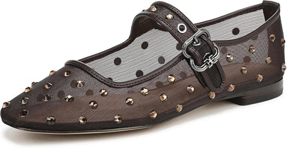 Sam Edelman Women's Michaela Mesh Ballet Flats