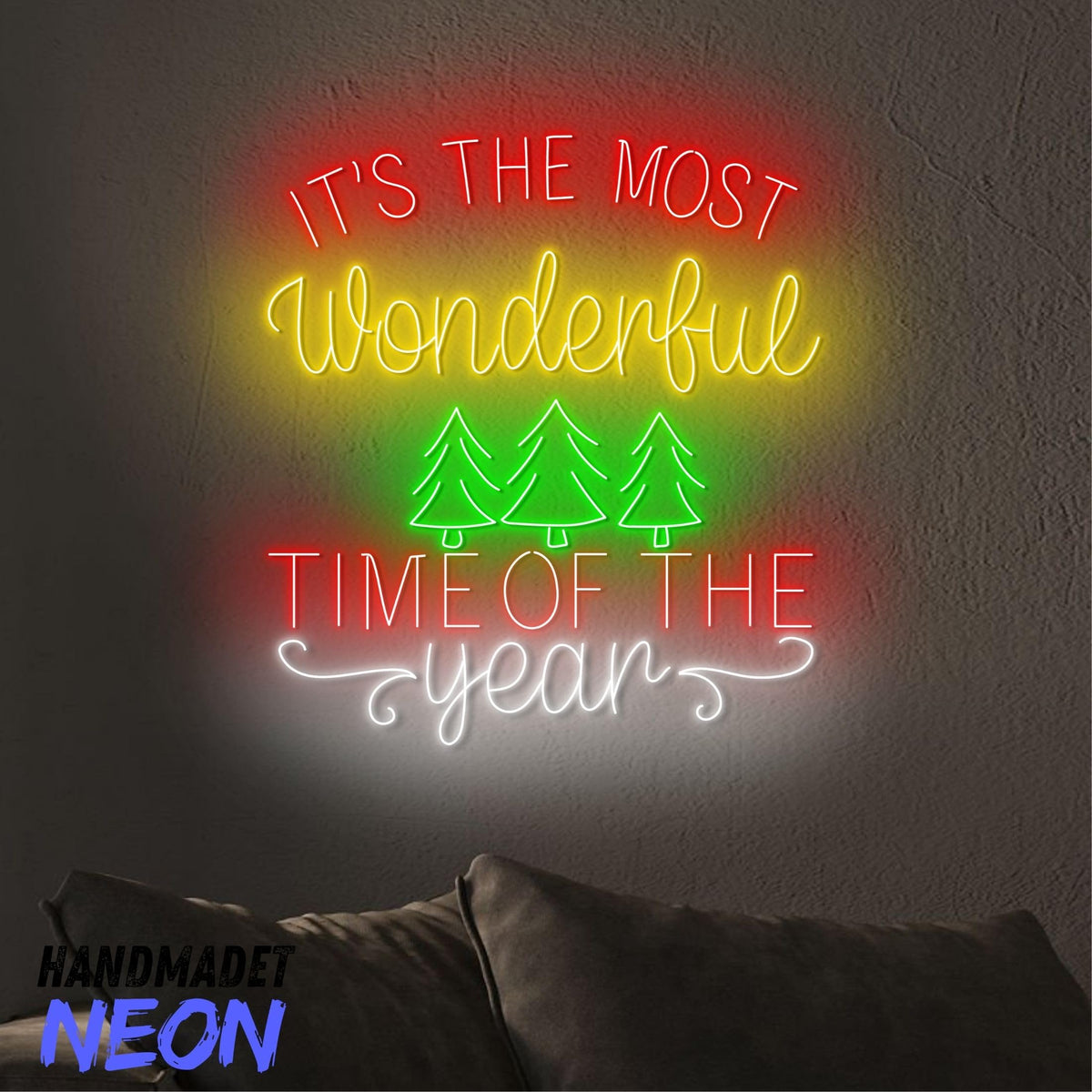 Custom Merry Christmas Tree Neon Sign LED Sign LED Lights (Merry Christmas)