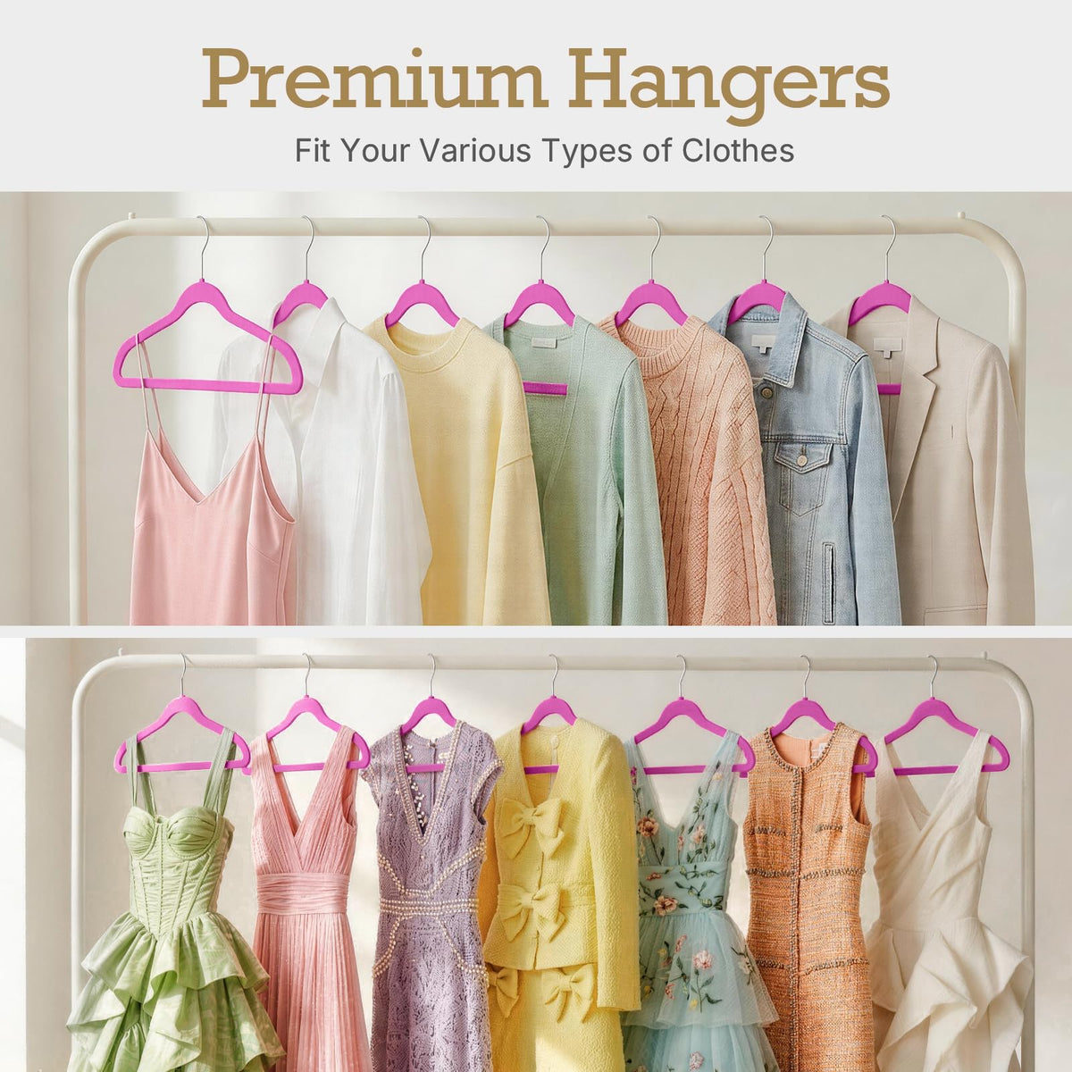 House Day Black Velvet Hangers 60 Pack