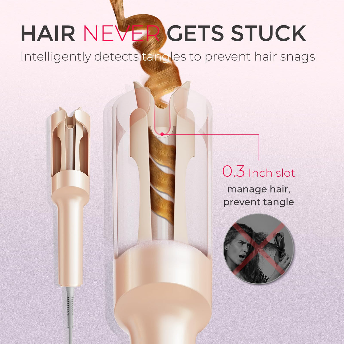Tymo Automatic Rotating Curling Iron