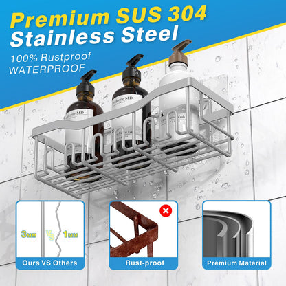 Eudele Adhesive Shower Caddy