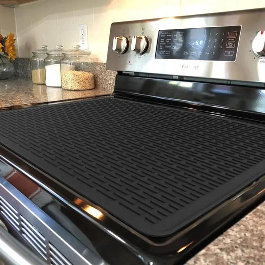 【Tiktok Top Seller】heat Resistant Silicone Stove Cover Mat – Non-Slip Counter Protector, Cruel Summer Collection, Easy-To-Clean Kitchen Accessory for Summer Cooking & Back to School Dorm Use Waterproof Dish Drying Funky Kitchen Supplies