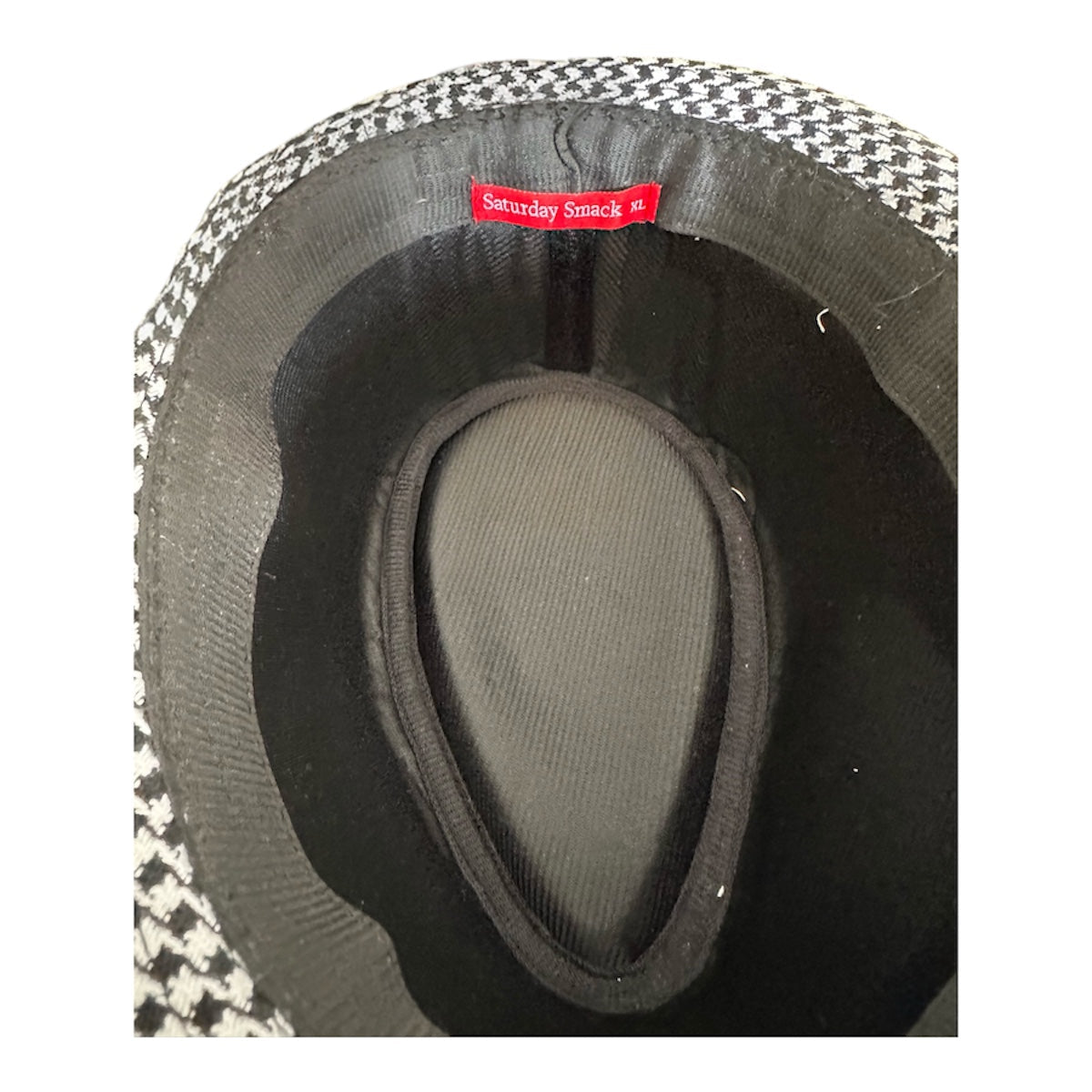 Saturday Smack Houndstooth Game Day Fedora for Alabama Fans Bear Byrant