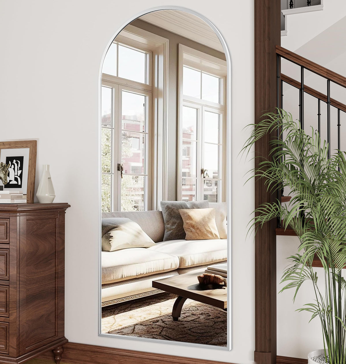 OGCAU Arched Full Length Mirror 76"x34"